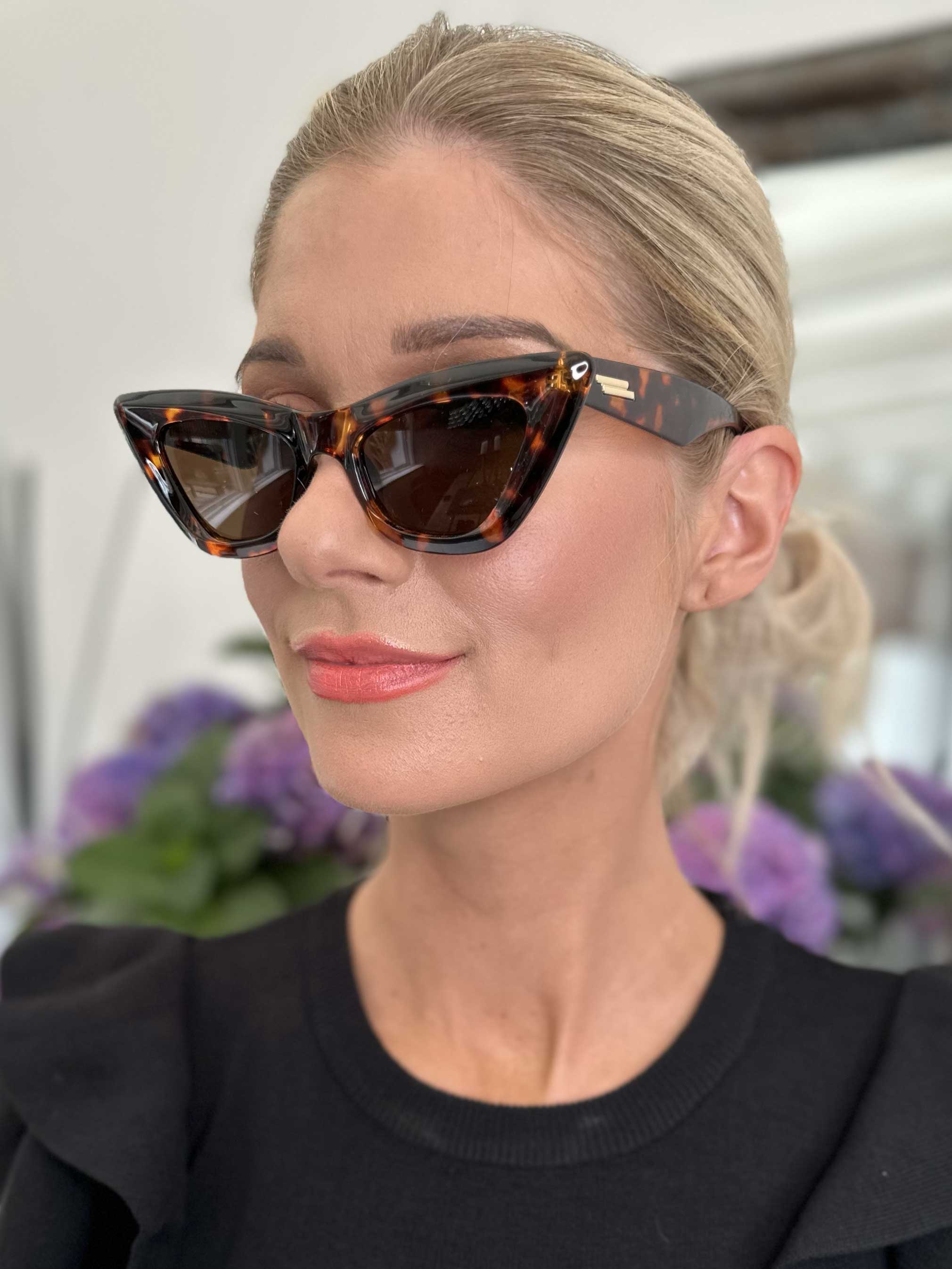 Savannah - Smalle solbriller med cat eye